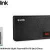 S-link IP-T100 10000mAh Siyah Taşınabilir Pil Şarj Cihazı