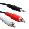 S-link SL-875 5m 3.5mm/M To 2*RCA/M Ses Kablosu