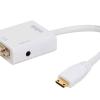S-link SL-MHVS15 Mini HDMI to VGA+Audio (Yeni Versiyon) Çevirici