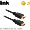 S-link SLX-280 HDMI TO HDMI 1.5m Altın Uçlu 24K Kablo