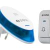 S-link ZL-230 Priz Beslemeli 32Pol. Melodi Beyaz/Mavi Kablosuz Kapı Zili