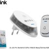 S-link ZL-231 Priz Beslemeli 32Pol. Melodi Beyaz/Gümüş Kablosuz Kapı Zili