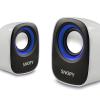 Snopy SN-120 2.0 Beyaz/Mavi USB Speaker