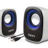 Snopy SN-120 2.0 Beyaz/Mavi USB Speaker