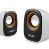 Snopy SN-120 2.0 Beyaz/Sarı USB Speaker