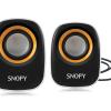 Snopy SN-120 2.0 Beyaz/Sarı USB Speaker