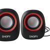 Snopy SN-120 2.0 Siyah/Kırmızı USB Speaker