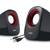 Snopy SN-120 2.0 Siyah/Kırmızı USB Speaker