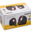 Snopy SN-120 2.0 Siyah/Kırmızı USB Speaker