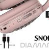 Snopy SN-BT55 DIAMOND TF Kart Özellikli Gri Bluetooth Kulaklık