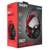 Snopy SN-GX7 CRAZY Siyah USB Ledli Mikrofonlu Oyuncu Kulaklığı