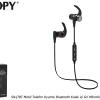 Snopy SN-J7BT Mobil Telefon Uyumlu Bluetooth Kulak içi Gri Mikrofonlu Kulaklık